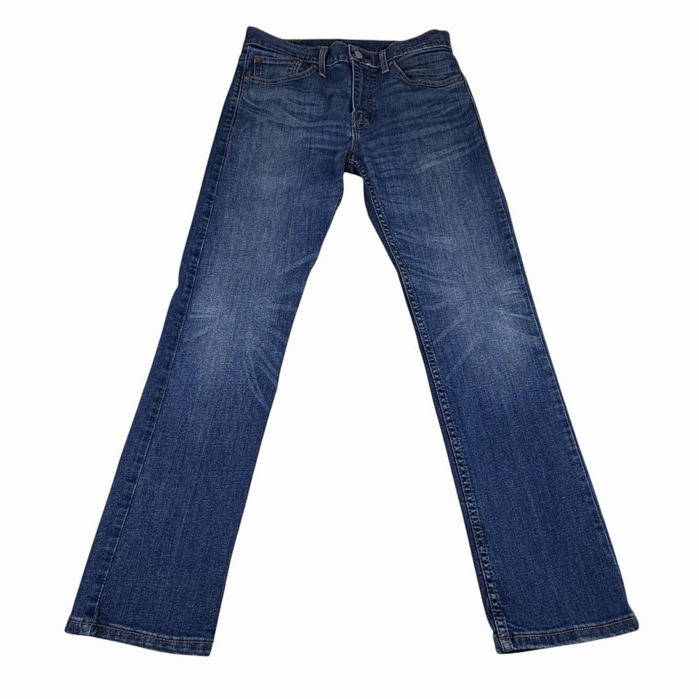 Levis 513 Jeans Size 30x29 Blue Denim Medium Wash Mid Rise‎ Straight Leg Casual